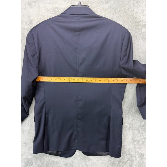 Jos A Bank Signature Collection Men's 2-Button Suit 44R, 36x30 Navy 100% Wool - Picture 10 of 16